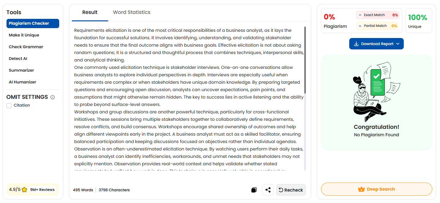 Core Techniques for Business Analysts